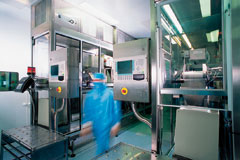 Etape du lavage des composants