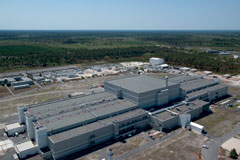 Laser Mégajoule du CEA-CESTA, site du Barp (Gironde)