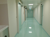 Couloir du bloc opératoire - CIC Riviera - Clinique de Clarens