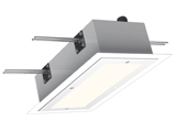 DRACO - Luminaire salle propre encastrés LED IP65, accès inférieur