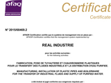 Certificat ISO 9001